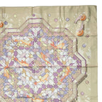 Hermes Scarf Silk Carre 90 Sous les Oranges Under the Orange Tree Beige