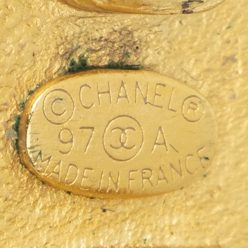 Chanel CC Flower Earrings