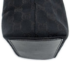 Gucci Small Bucket Tote Black GG Canvas