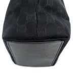 Gucci Small Bucket Tote Black GG Canvas