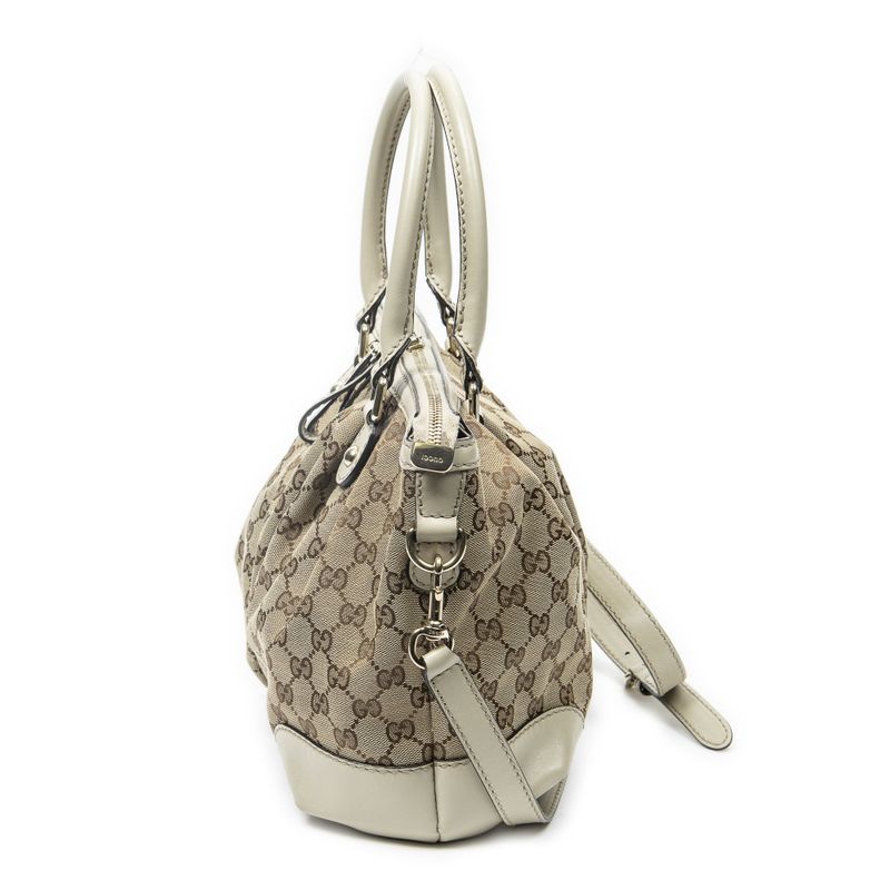 Gucci Ski Top Handle Beige GG Canvas