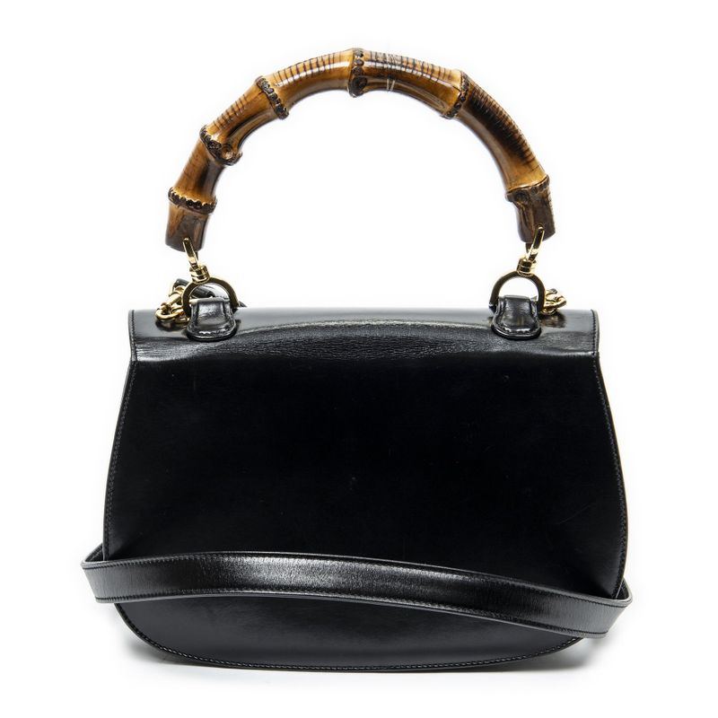 Gucci Black Slim Skirt Fusskin Leather
