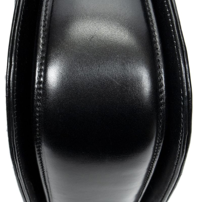 Gucci Black Slim Skirt Fusskin Leather