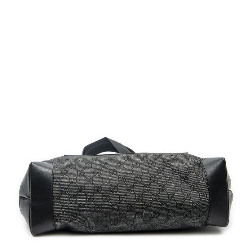 Gucci Black GG Denim Canvas Jeans