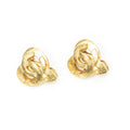 Chanel CC Logo Heart Clip Type Necklace Gold Plated