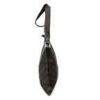 Gucci Large Flat Messenger Dark Brown GG Nylon Canvas