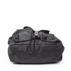 Gucci Double Pocket Drawstring Backpack Black GG Nylon Canvas