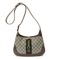 Gucci Small Centennial Jackie Hobo Brown Beige Supreme Canvas