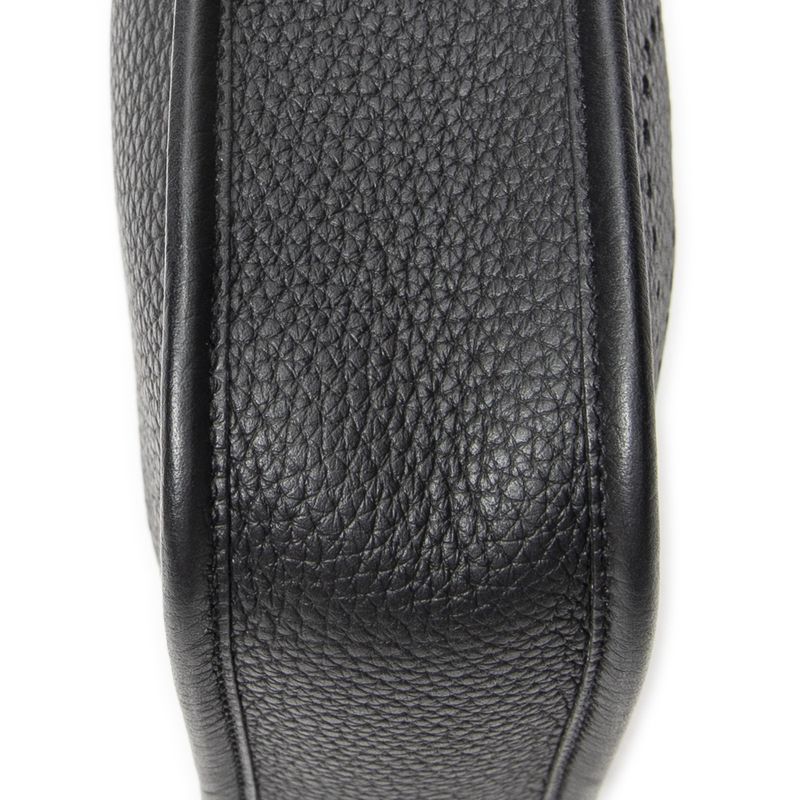 Hermes Evelyne Black Clemence Leather