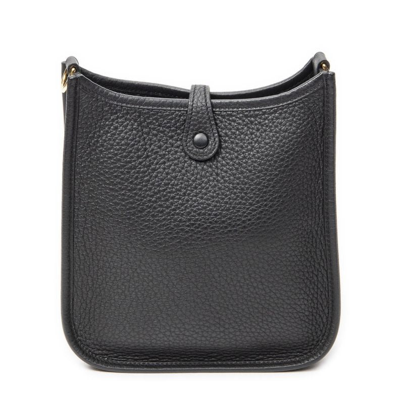 Hermes Evelyne Black Clemence Leather