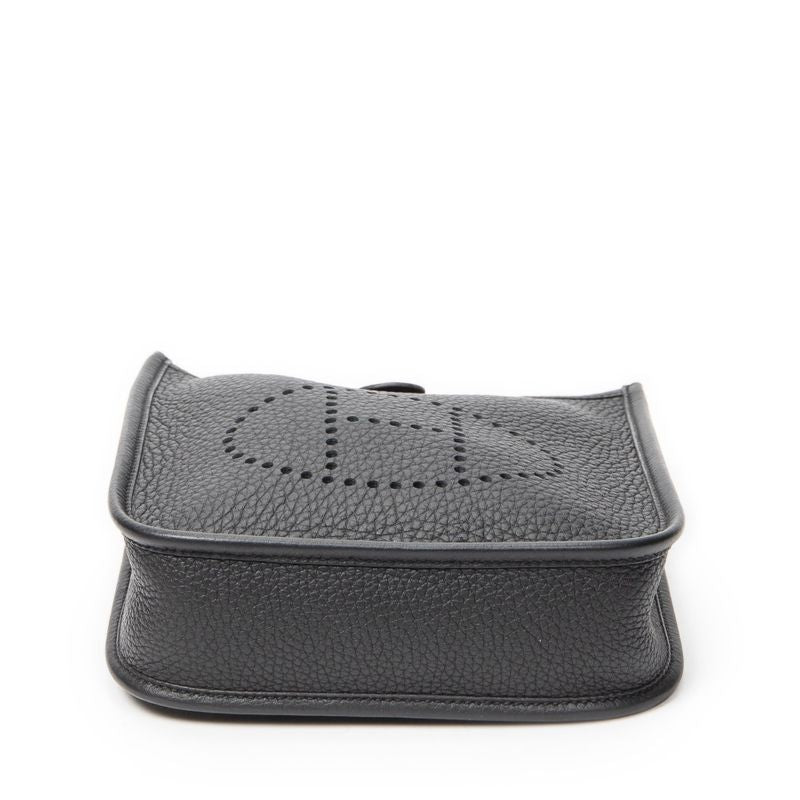 Hermes Evelyne Black Clemence Leather