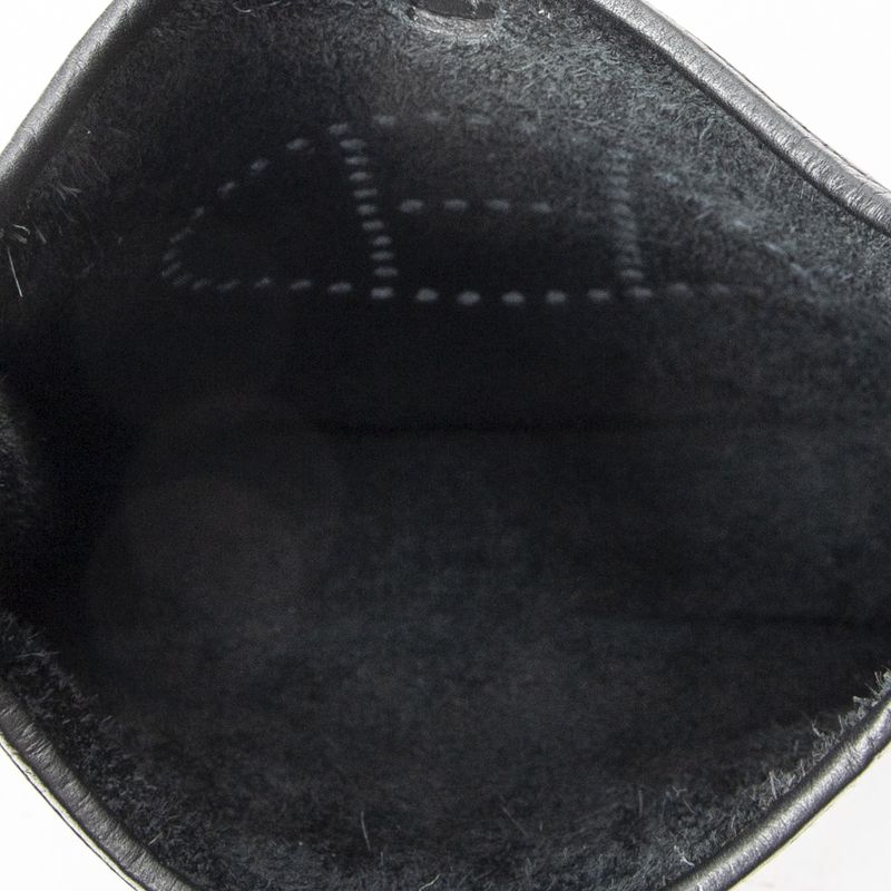 Hermes Evelyne Black Clemence Leather