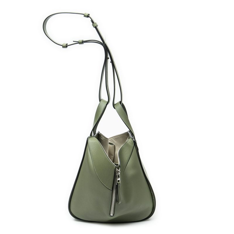 Loewe Small Hammock Green Calfskin Leather Shoulder Bag