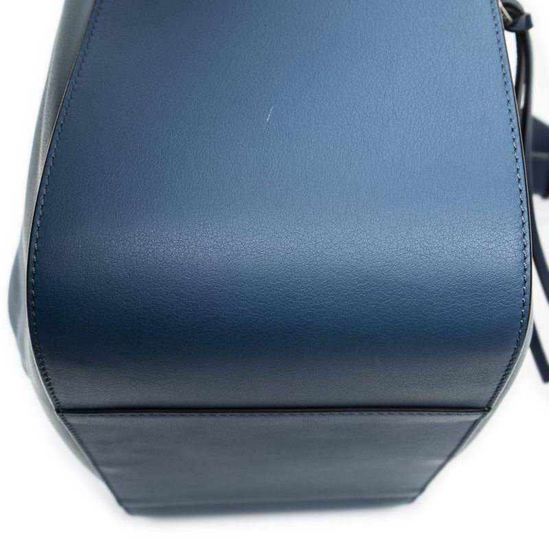 Loewe Small Hammock Blue Calfskin Leather Shoulder Bag