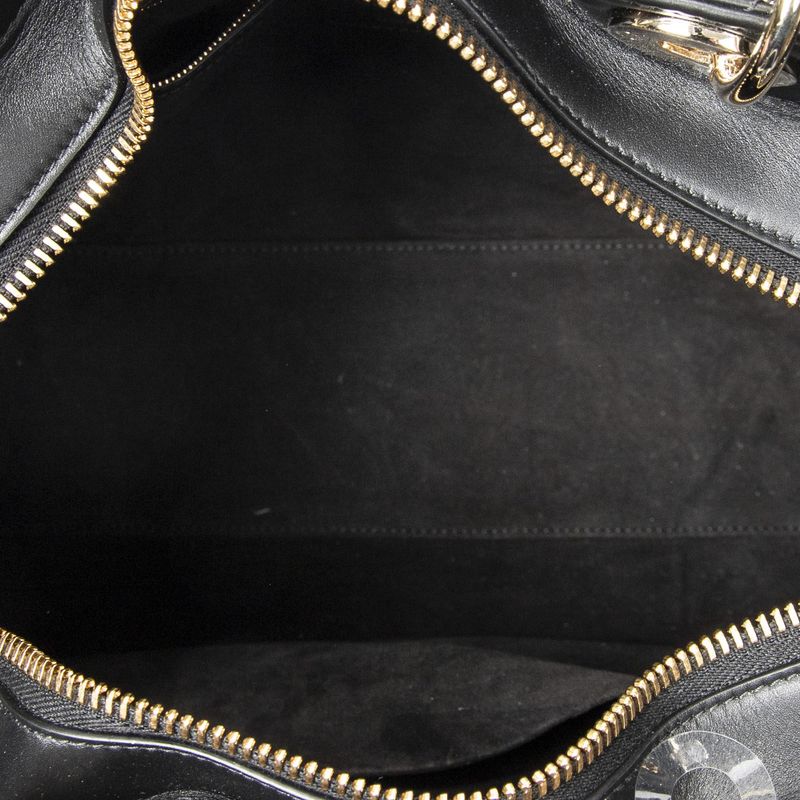 Dior Big Lady D-sire Black Macro Cannage Leather