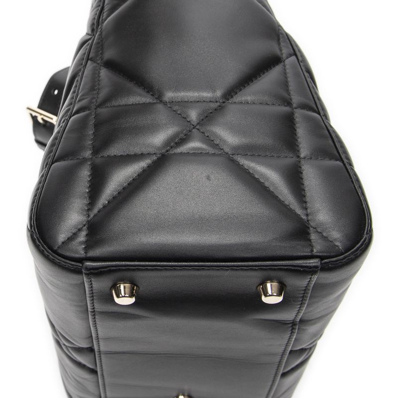 Dior Big Lady D-sire Black Macro Cannage Leather