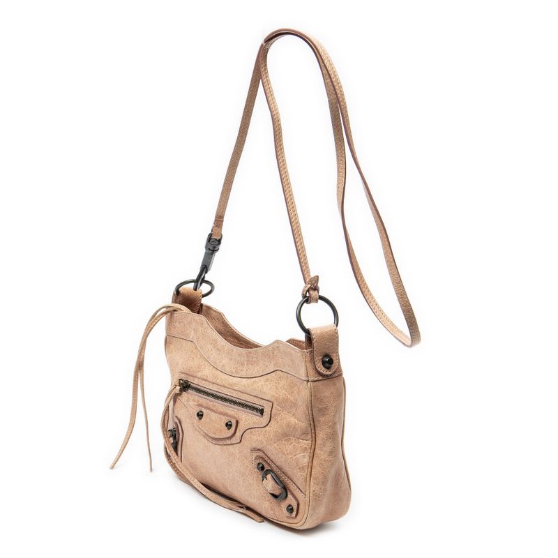 Balenciaga Classic Hip Crossbody Pink Dayless Scalfskin Leather