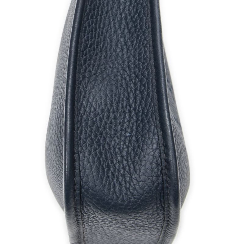 Hermes Evelyne Blue Clemence Leather Shoulder Bag