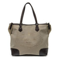 Prada Tote Khaki Color Brown Jacket Canvas Khaki