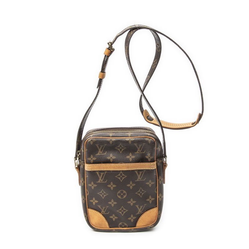 Louis Vuitton Danube Brown Monogram Canvas Shoulder Bag
