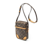 Louis Vuitton Danube Brown Monogram Canvas Shoulder Bag