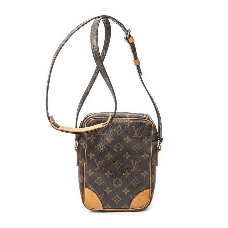 Louis Vuitton Danube Brown Monogram Canvas Shoulder Bag