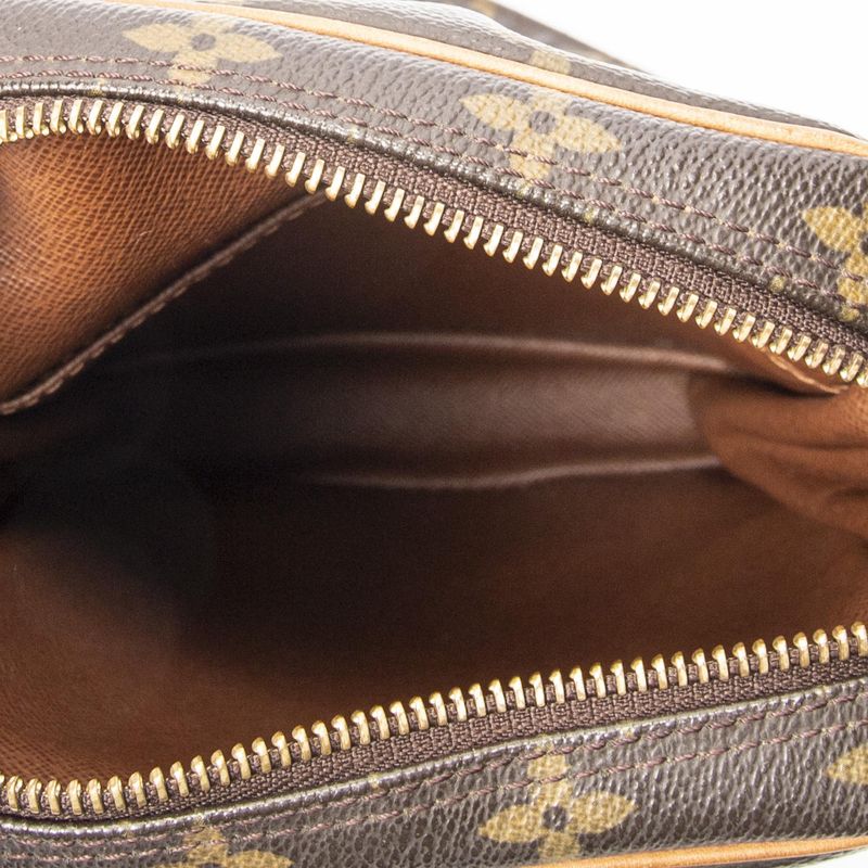 Louis Vuitton Danube Brown Monogram Canvas Shoulder Bag