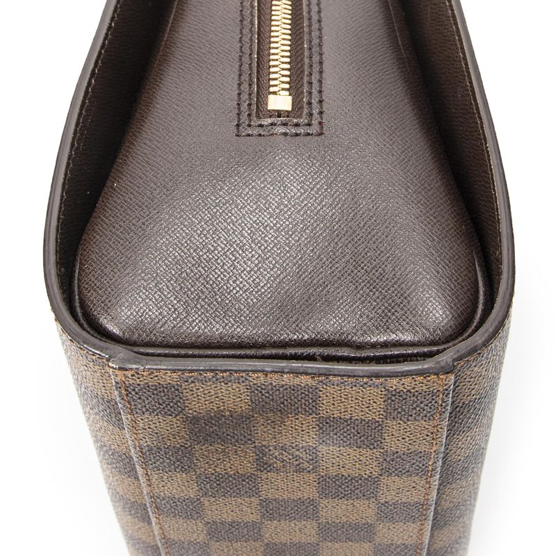 Louis Vuitton Triana Brown Damier Ebene Shoulder Bag