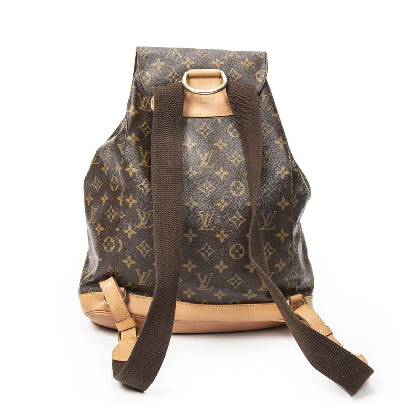 Louis Vuitton Montsouris Brown Monogram Canvas Shoulder Bag