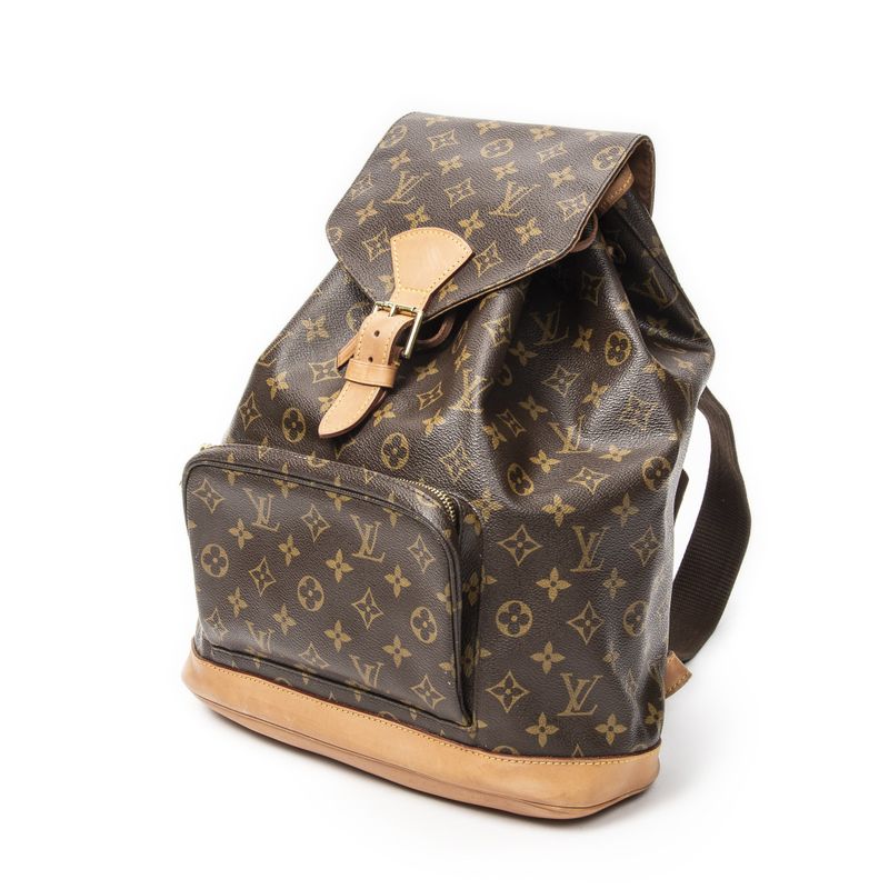 Louis Vuitton Montsouris Brown Monogram Canvas Shoulder Bag