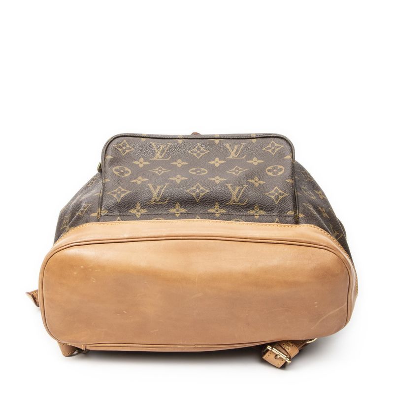 Louis Vuitton Montsouris Brown Monogram Canvas Shoulder Bag