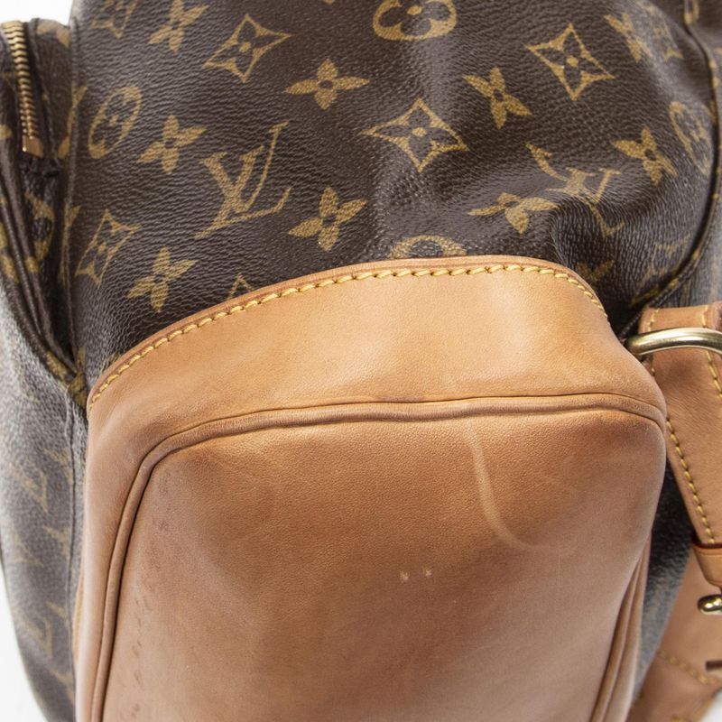 Louis Vuitton Montsouris Brown Monogram Canvas Shoulder Bag