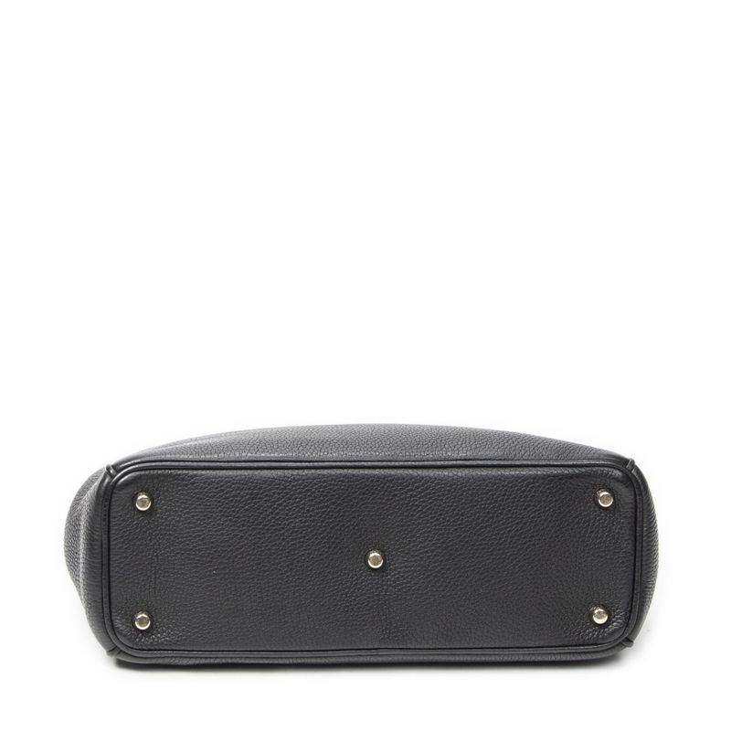 Dior Diorissimo Tote Black Grain Calfskin Leather