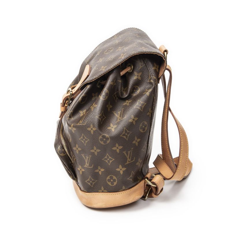 Louis Vuitton Montsouris Brown Monogram Canvas Shoulder Bag