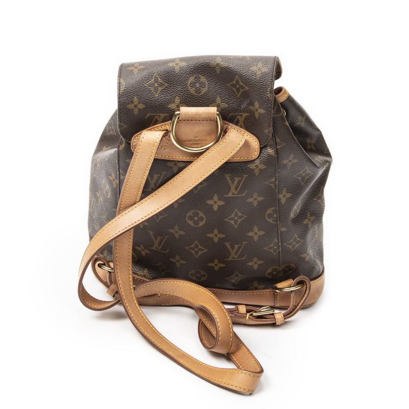 Louis Vuitton Montsouris Brown Monogram Canvas Shoulder Bag