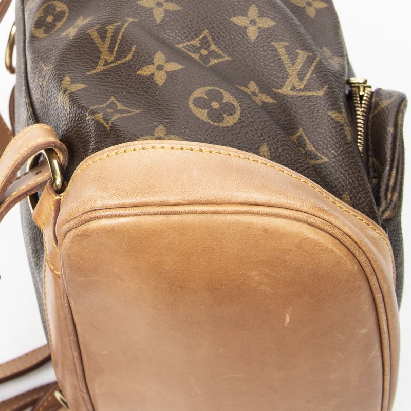 Louis Vuitton Montsouris Brown Monogram Canvas Shoulder Bag