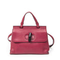 Gucci Fuchsia Pink Grain Calfskin Leather Shoulder Bag