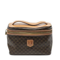 Celine Top Handle Toiletries Pouch Brown Macadam Canvas