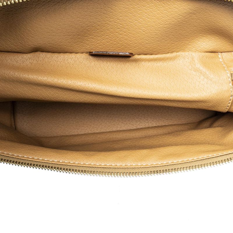 Celine Top Handle Toiletries Pouch Brown Macadam Canvas