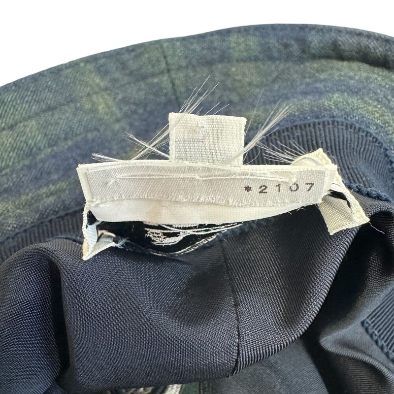 Hermes Bucket Hat Green Navy