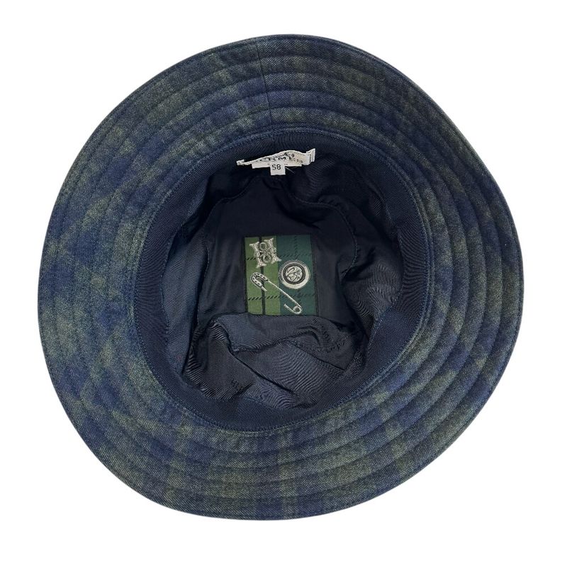 Hermes Bucket Hat Green Navy