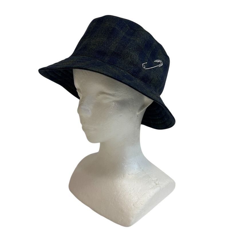 Hermes Bucket Hat Green Navy