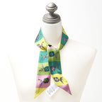 Tiffany & Co Bird on a Lock Ribbon Scarf All Silk