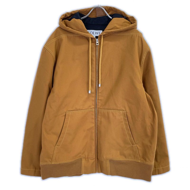Loewe Brown Hooded Jacket 38 )