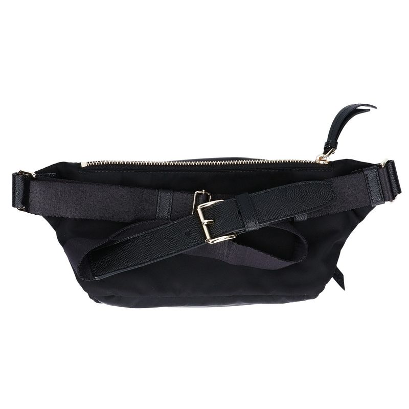 Prada Re-Nylon Saffiano Leather Belt Bag ) Black
