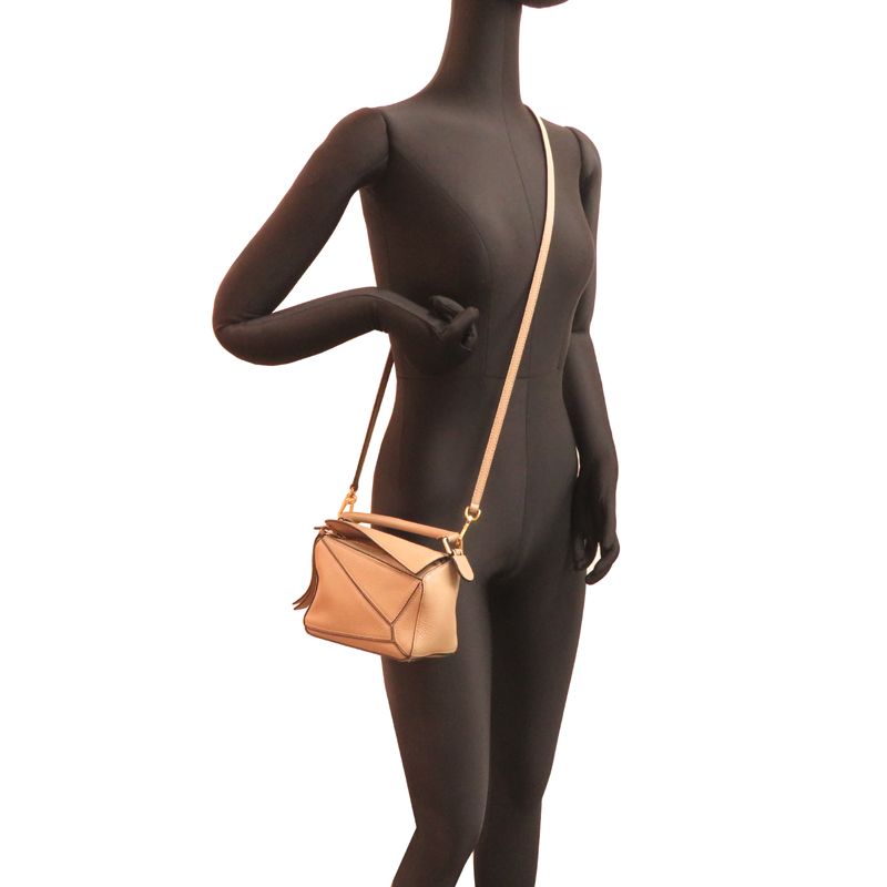 Loewe Handbag Leather Beige