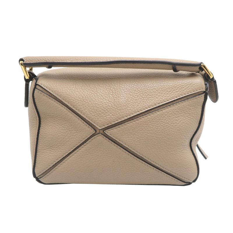 Loewe Handbag Leather Beige