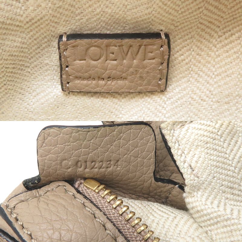 Loewe Handbag Leather Beige