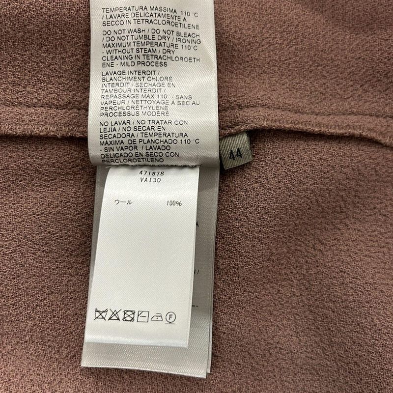 Bottega Veneta Dress 44 L Pink Beige Crew Neck Sleeveless Long