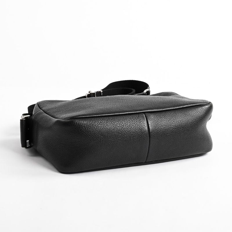 Prada Shoulder Bag Leather Black